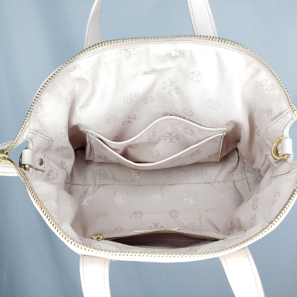 Tory Burch Blush Leather Handbag - Picture 10 of 16